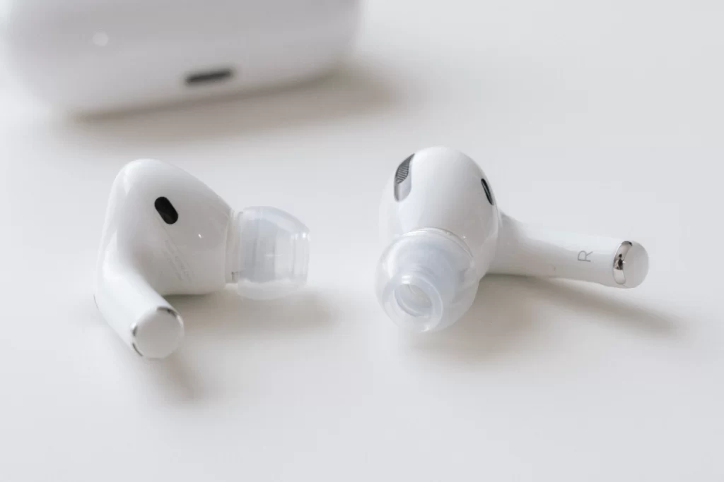 SpinFit OMNIを付けたAirPods Pro